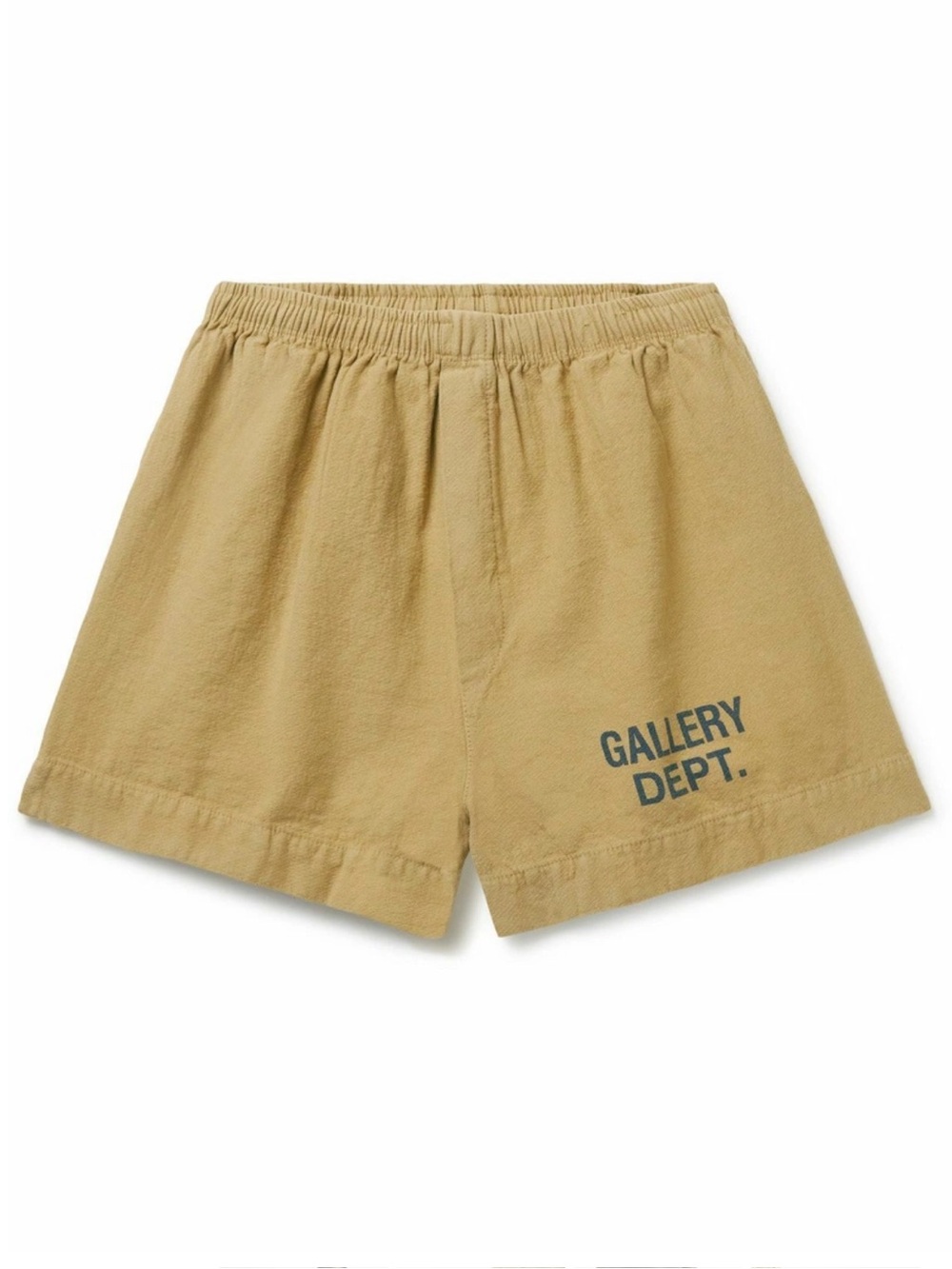 Gallery Dept. Zuma Straight Leg Logo-Print Cotton Jersey Shorts - Brown